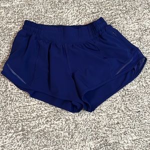 Lululemon Blue Hotty Hot Shorts